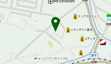 LAVA HOT YOGA STUDIO(ラヴァ ホット ヨガ スタジオ) イオンタウン長与店の地図画像