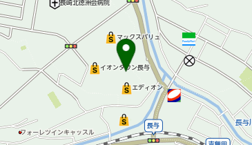 カットコムズ イオンタウン長与店の地図画像