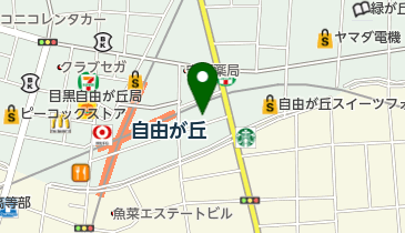 LOWRYS FARM+(ローリーズ ファームプラス) フレル・ウィズ自由が丘店の地図画像
