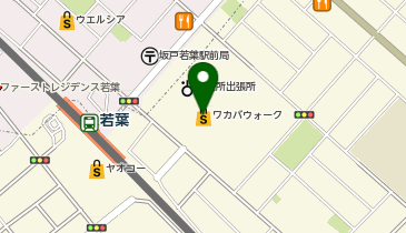 カラダファクトリー ワカバウォーク店の地図画像