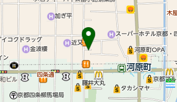 SILVERS(シルバーズ) 京都店の地図画像
