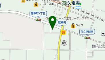 華鍼灸整骨院の地図画像