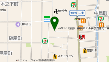 箸ギャラリー門 京都店の地図画像