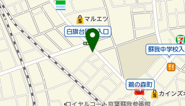 有限会社青木寝装店の地図画像