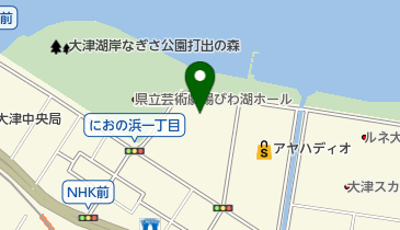 淡海ネットワークセンター(公益財団法人淡海文化振興財団)の地図画像