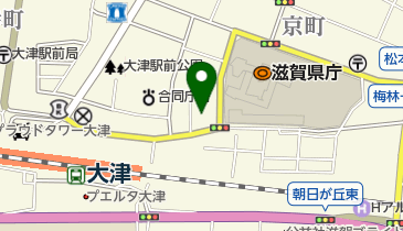 社団法人滋賀県教育会の地図画像