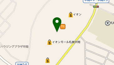 モーリーファンタジー 札幌平岡店の地図画像