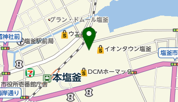 モーリーファンタジー 塩釜店の地図画像