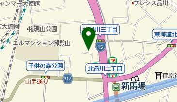 北品川つばさの家(知的障害者生活ホーム)の地図画像