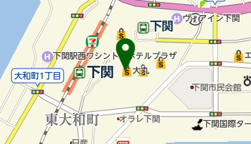 4&deg;C 大丸下関店の地図画像
