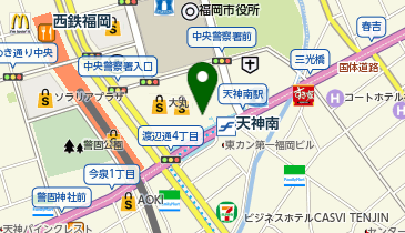 コスメデコルテ 大丸福岡天神店の地図画像