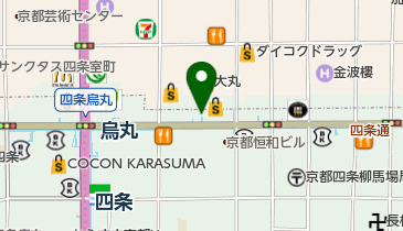 DIESEL MENS(ディーゼル メンズ) 大丸京都店の地図画像