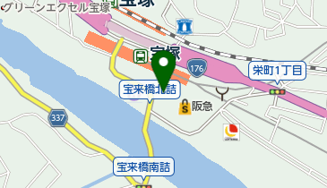 メガネ本舗 ソリオ宝塚店の地図画像