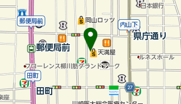 ポール・スミス 岡山天満屋店の地図画像