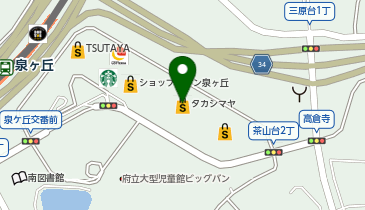 UNTITLED(アンタイトル) 泉北タカシマヤ店の地図画像