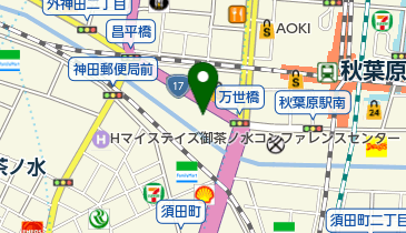 秋葉原P.A.R.M.S(パームス)の地図画像