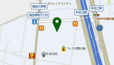 フレスポ東大阪 ノア美容の地図画像