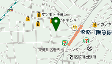 やだはりきゅう治療院の地図画像