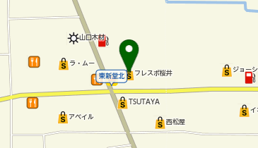 Frespo(フレスポ) 桜井店の地図画像