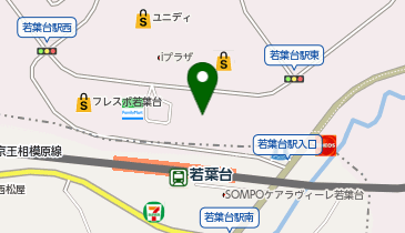 Frespo(フレスポ)若葉台EAST(イースト)の地図画像