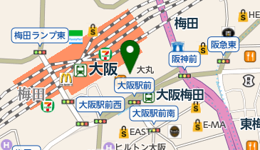 BIEWS EYEBROW STUDIO(ビューズ アイブロウ スタジオ) 大丸梅田店の地図画像