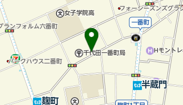 ソーシャル・コミュニティ・スペース パズル一番町の地図画像