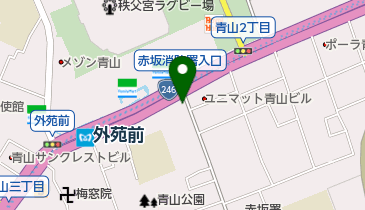 蕎麦いまゐ 南青山店の地図画像