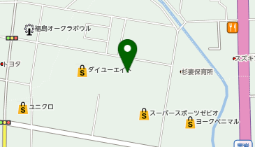 石窯パン工房ぐりむわーるど 南福島店の地図画像