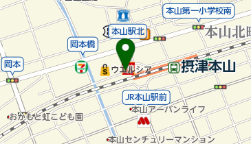 伊賀牛 月輪の地図画像