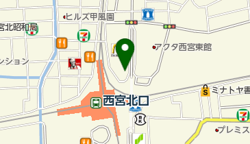 イシイモーターサイクル アクタ西宮店の地図画像