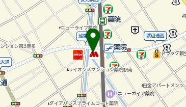 癒やしどころ 笑夢の地図画像