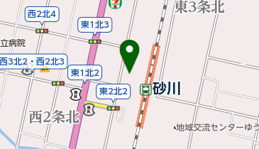 レストラン石狩の地図画像