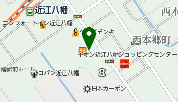 眼鏡のナカザワ アクア21近江八幡店の地図画像