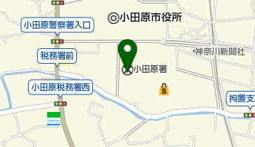 小田原児童相談所の地図画像