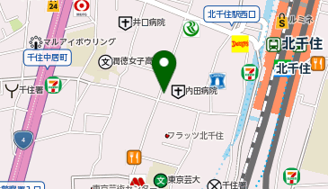 薬マツモトキヨシ 北千住本町センター通り店の地図画像