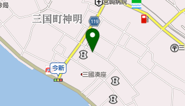 越前三国 びょうぶやの地図画像
