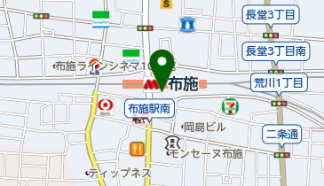 tutuanna(チュチュアンナ) 近鉄布施店の地図画像