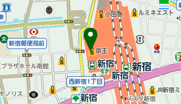天のや 京王百貨店新宿店の地図画像