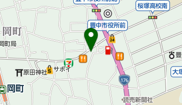 大衆キッチン ごっつあんの地図画像