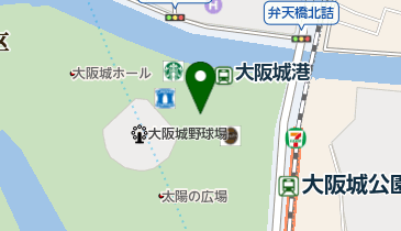 RUNNING BASE(ランニング ベース)大阪城の地図画像