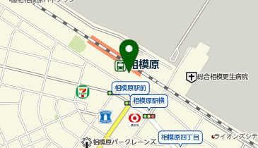 QBハウス(キュービーハウス) セレオ相模原店の地図画像