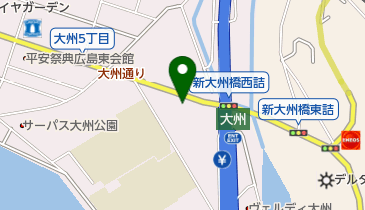 カーセブン 広島大州店の地図画像