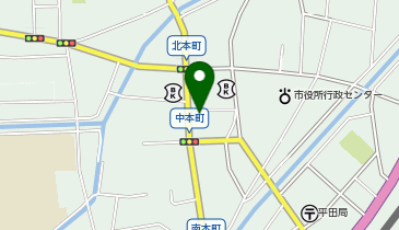 縁結び ひらの屋 平田本店の地図画像