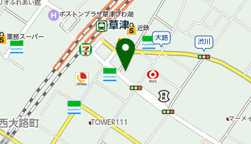 メガネのオオツカ 草津駅前店の地図画像