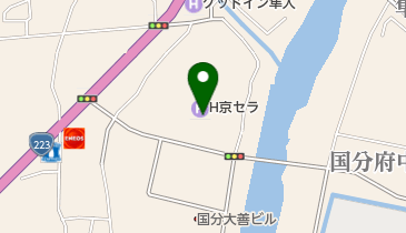 洋食レストラン デルソーレの地図画像