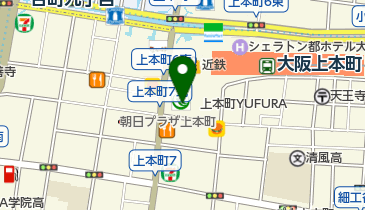 ラフィネプリュス 上本町YUFURA店の地図画像