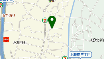 川添公園の地図画像