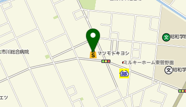 ドラッグストアマツモトキヨシ 市川菅野店の地図画像