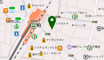 薬マツモトキヨシ 柏東口駅前店の地図画像