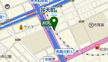 麺や雅流の地図画像